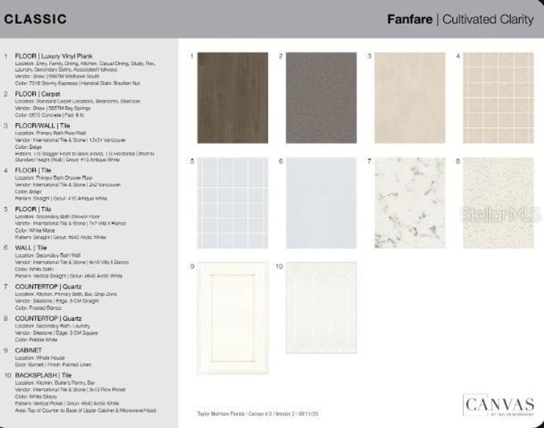 Sample of building materials used in homes in Tiburon, Nokomis (Image 12).