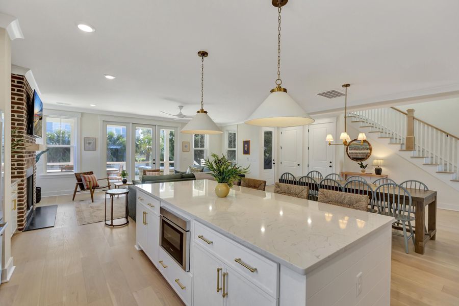 Furnished interior view inside a new home in , Isle Of Palms (Image 7).