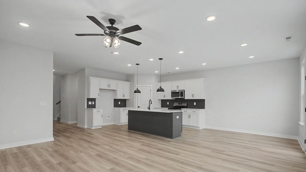 Furnished interior view inside a new home in Cottages of Bearwood, Mount Pleasant (Image 12).