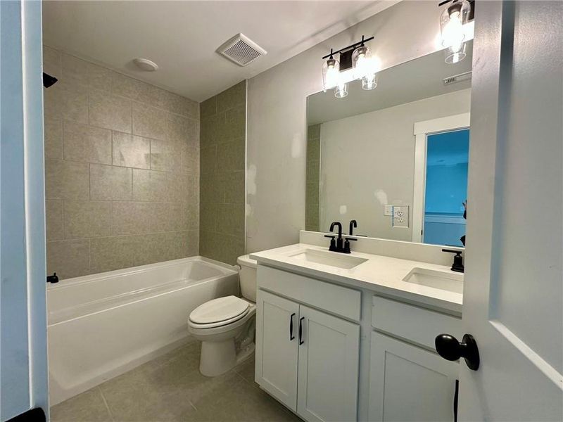 Furnished interior view inside a new home in Cambridge, Flowery Branch (Image 5). Furnished interior view inside a new home in Cambridge, Flowery Branch (Image 5).