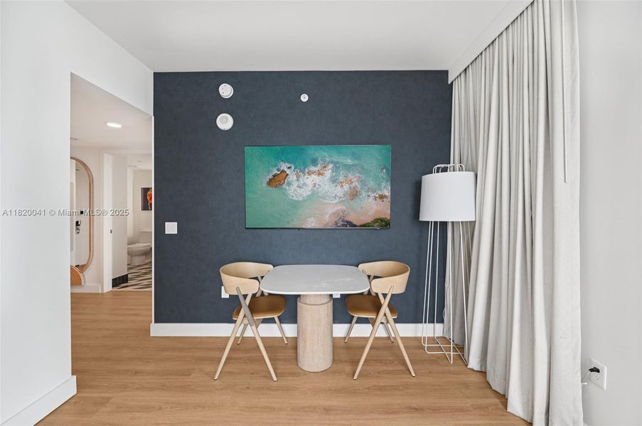 Furnished interior view inside a new home in , Miami (Image 13).