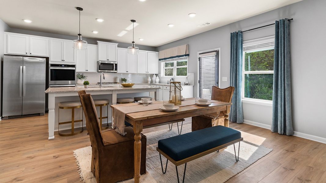 Furnished interior view inside a new home in Camp Creek Village, Atlanta (Image 13).