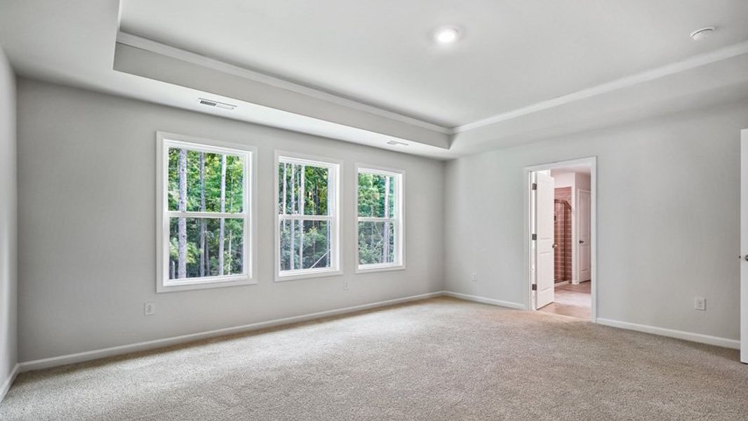 Representative unfurnished interior of a home built from the Edisto by D.R. Horton in Horton Park, Apex (Image 23).