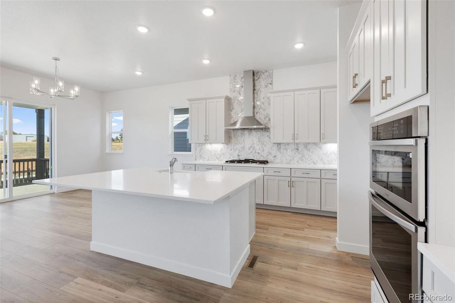 Furnished interior view inside a new home in Highlands Preserve, Mead (Image 10).