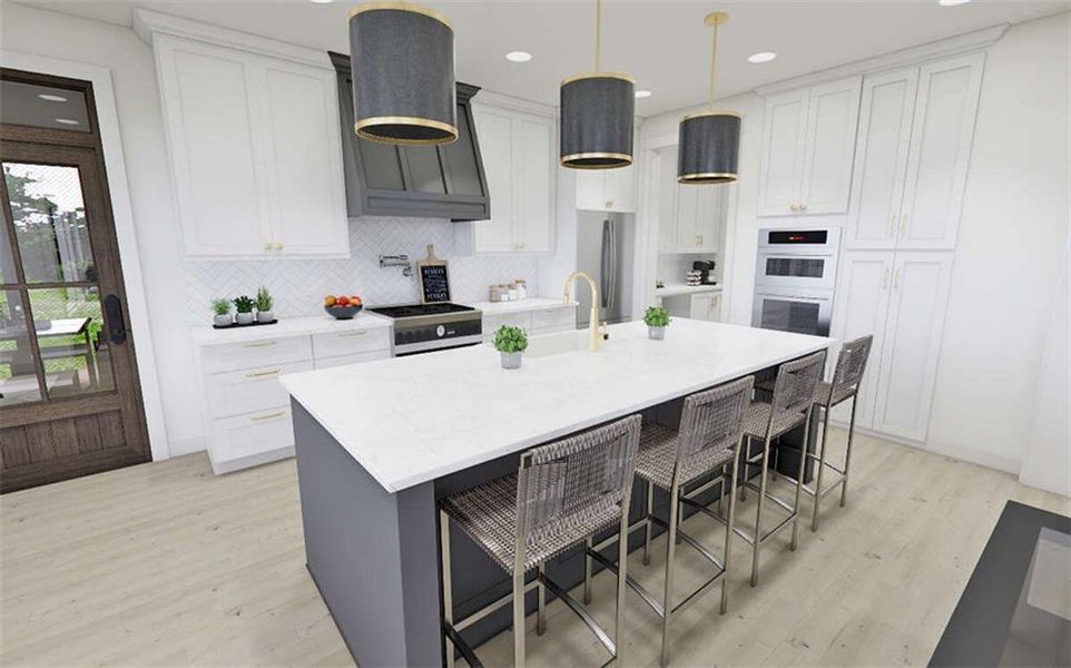 Furnished interior view inside a new home in , Acworth (Image 17).
