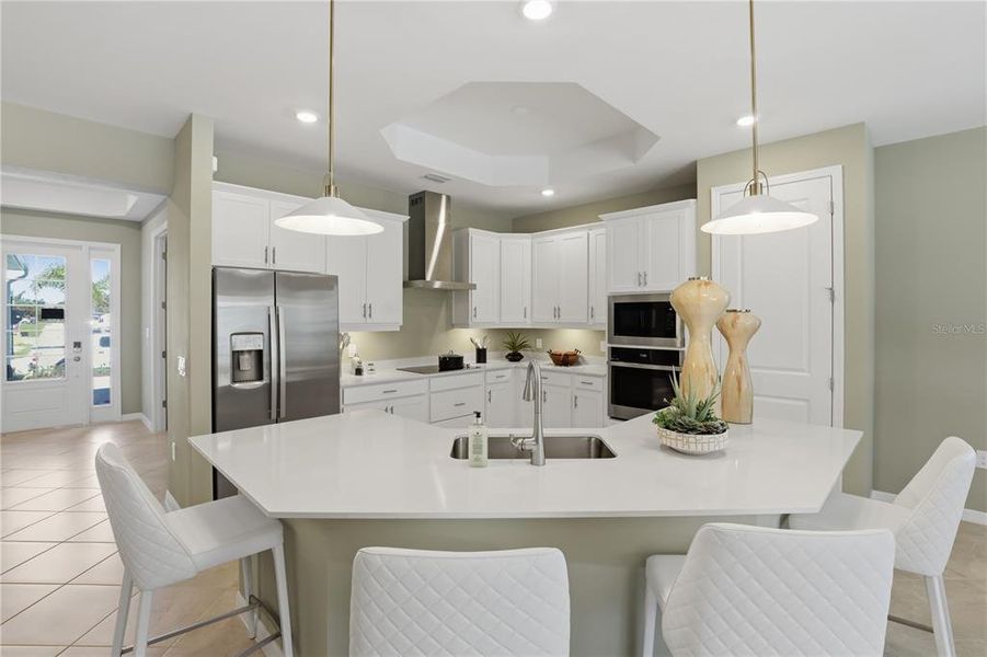 Furnished interior view inside a new home in Wellen Park Golf & Country Club, Venice (Image 9).