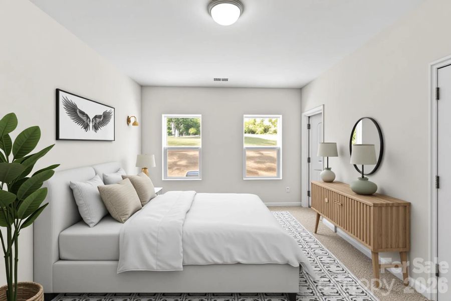 Furnished interior view inside a new home in , Spencer (Image 5).