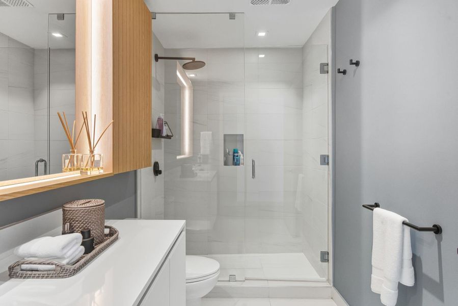 Furnished interior view inside a new home in , Pompano Beach (Image 7). Furnished interior view inside a new home in , Pompano Beach (Image 7).