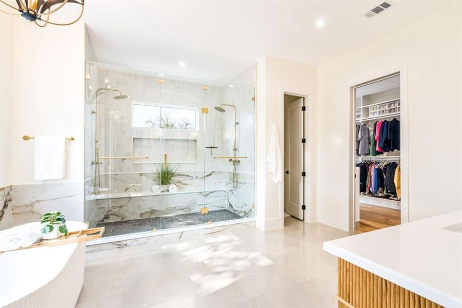 Furnished interior view inside a new home in , Dallas (Image 19).