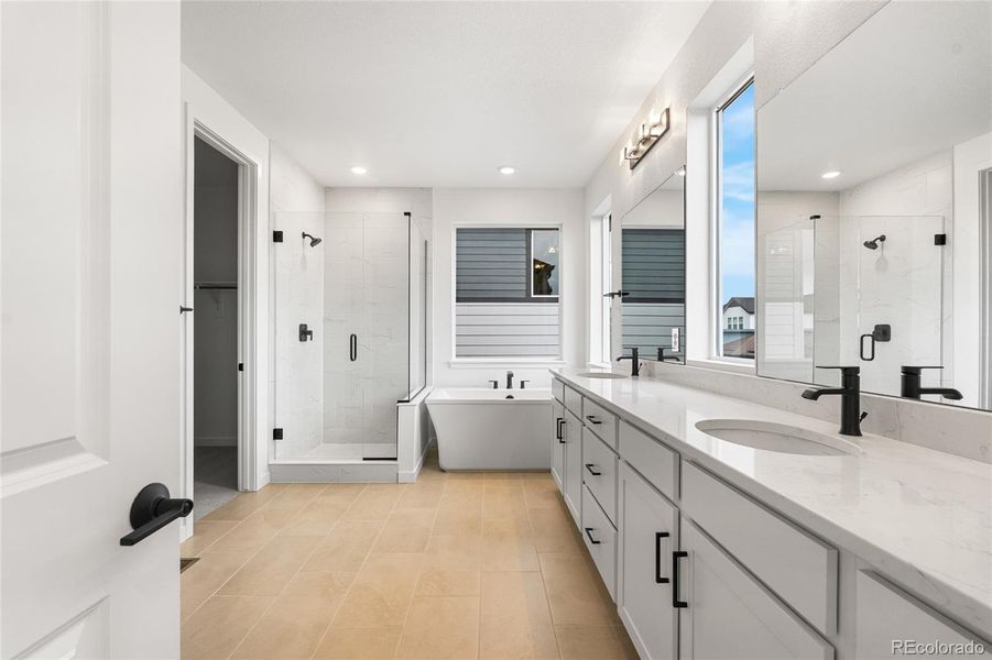 Furnished interior view inside a new home in Sterling Ranch, Littleton (Image 10).