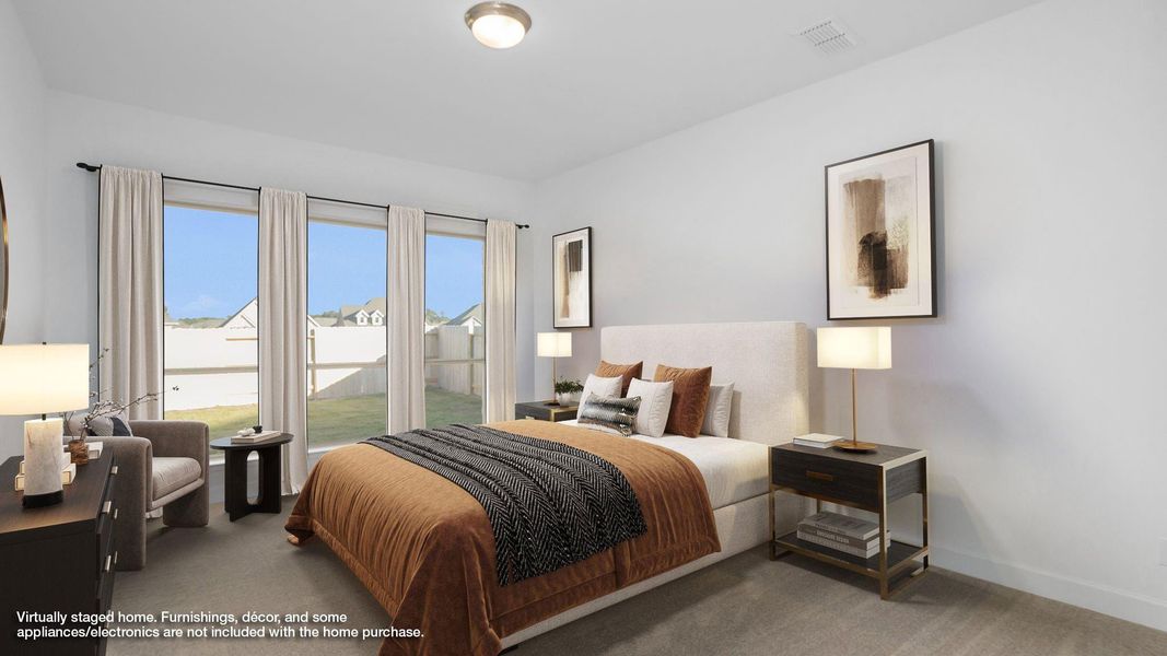 Furnished interior view inside a new home in Escondido 45', Magnolia (Image 10).