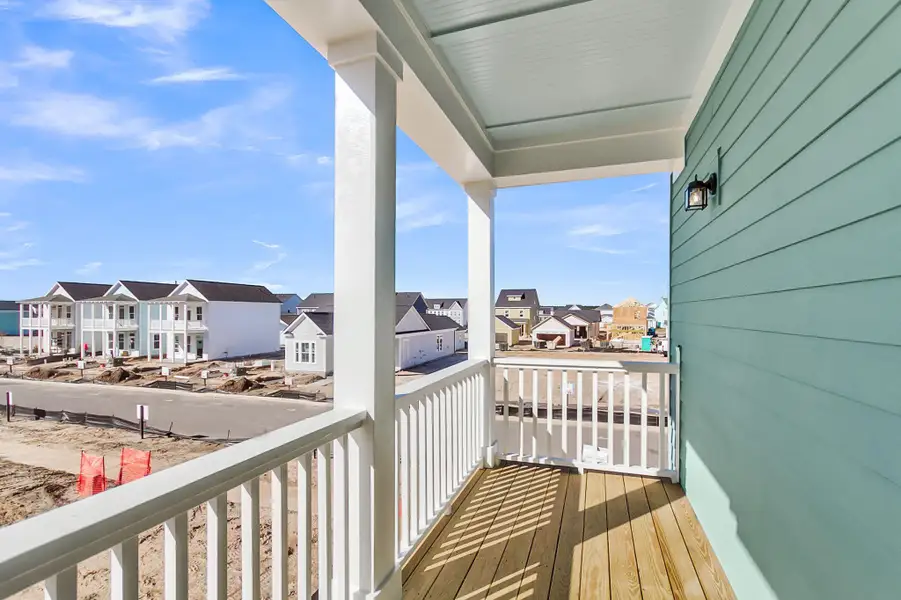 Exterior details and patio area of a home in Midtown at Nexton, Summerville (Image 3).
