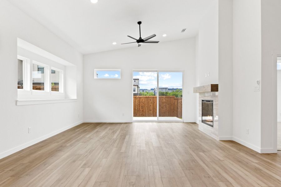 Spacious, unfurnished interior of a new home in Willow Grove Single-Family Homes, Melissa (Image 26). Spacious, unfurnished interior of a new home in Willow Grove Single-Family Homes, Melissa (Image 26).
