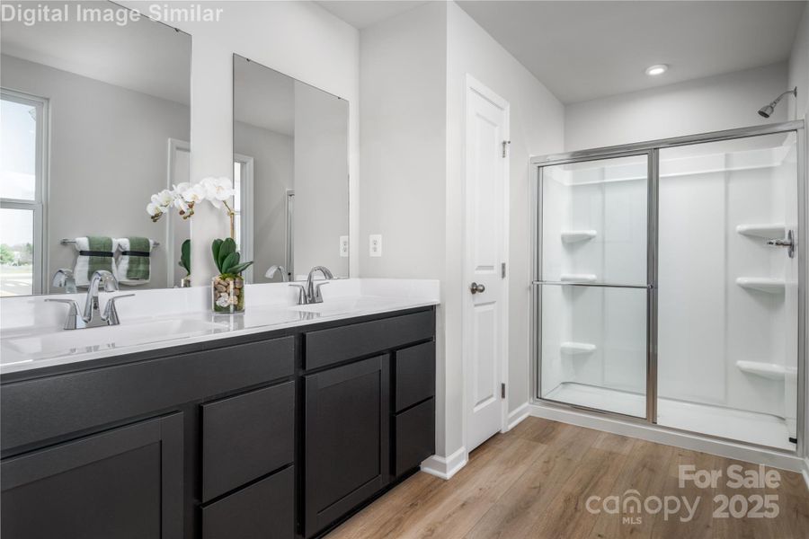 Furnished interior view inside a new home in Bozardt Farms, Charlotte (Image 5).