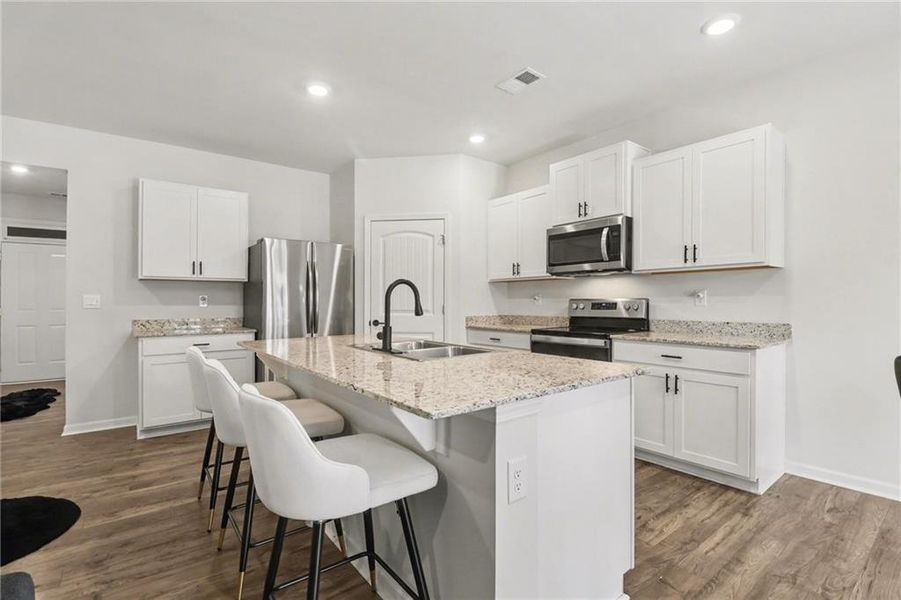 Furnished interior view inside a new home in , Dallas (Image 9). Furnished interior view inside a new home in , Dallas (Image 9).