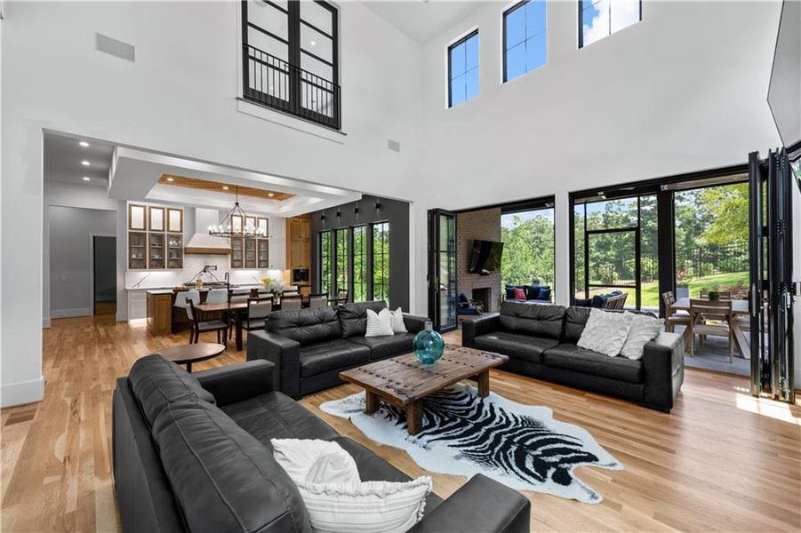 Furnished interior view inside a new home in , Acworth (Image 46).