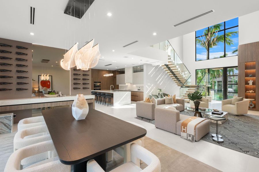Furnished interior view inside a new home in , Fort Lauderdale (Image 30).