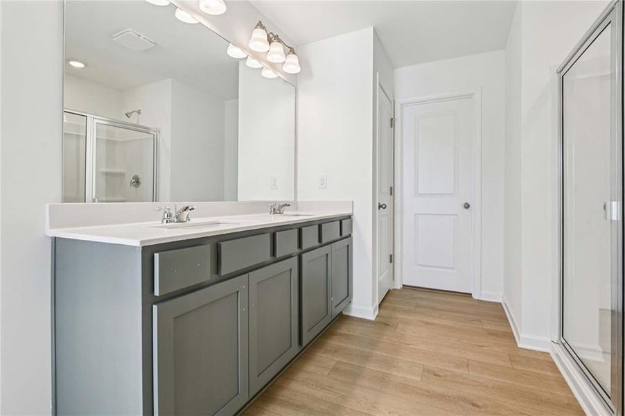 Furnished interior view inside a new home in Leydenview, Mableton (Image 12).