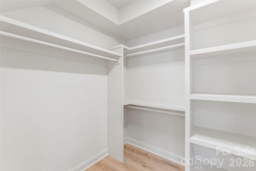 Closet for the person with fewer clothes Closet for the person with fewer clothes