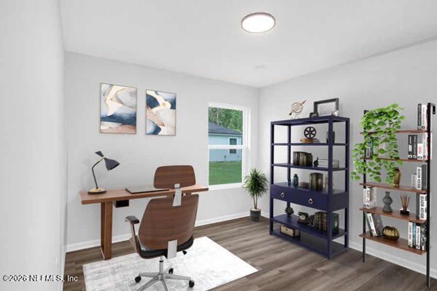 Furnished interior view inside a new home in , Satsuma (Image 7).