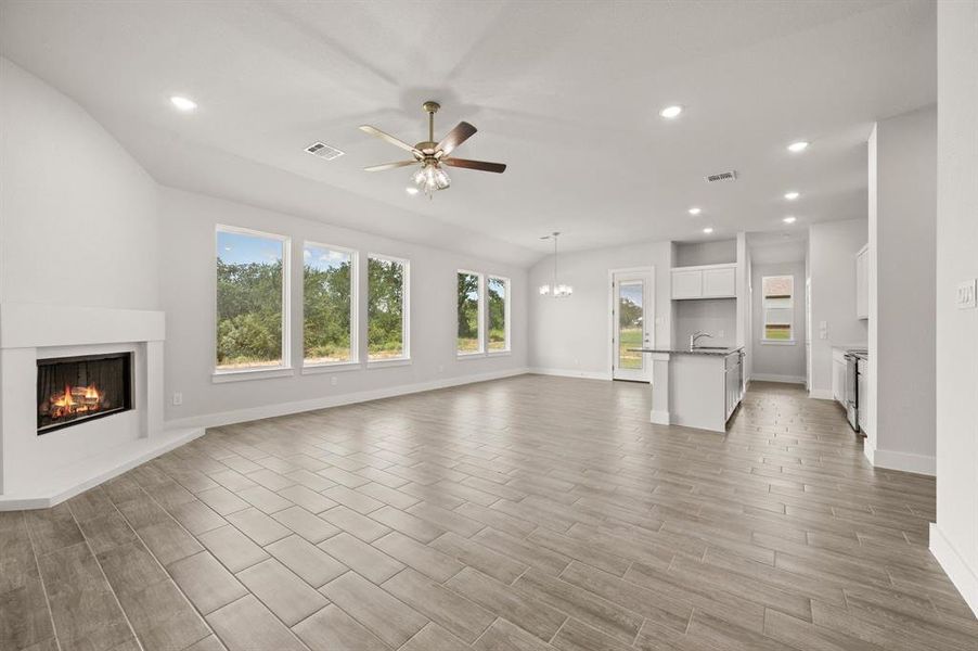 Spacious, unfurnished interior of a new home in Saddleback Estates, Boyd (Image 23).