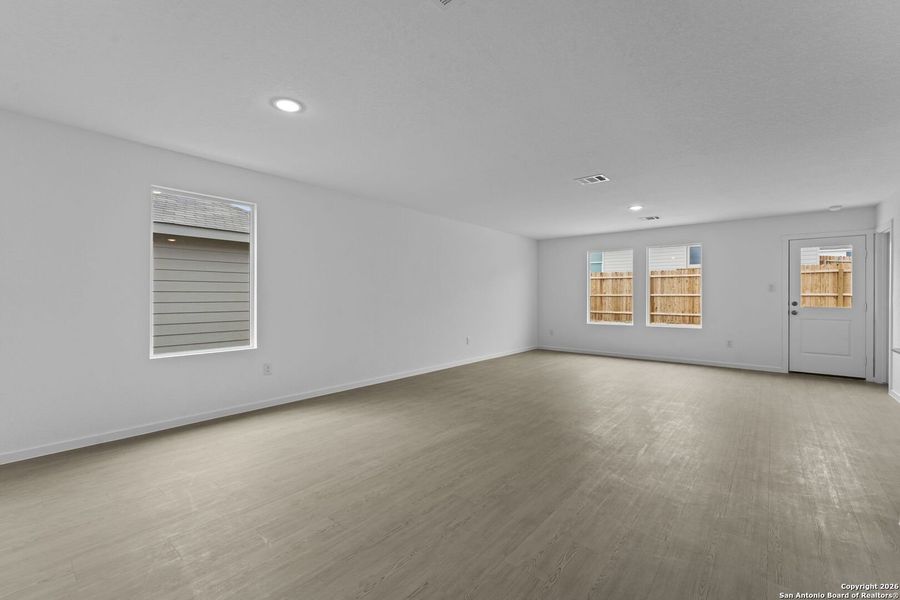 Spacious, unfurnished interior of a new home in Voss Farms: Watermill Collection, New Braunfels (Image 22).