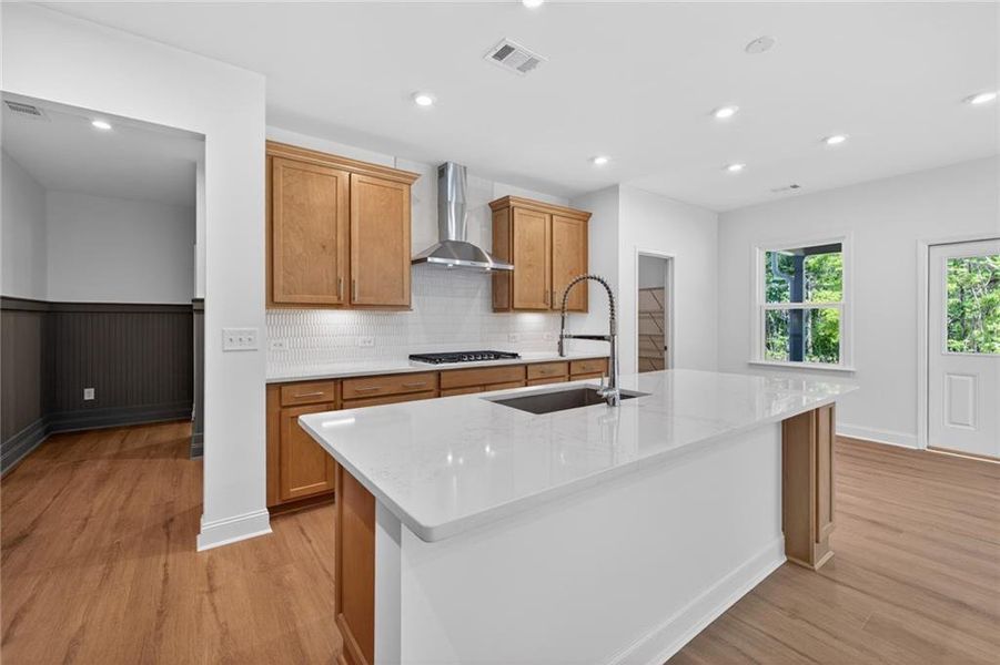 Furnished interior view inside a new home in Riversprings, Dacula (Image 10).
