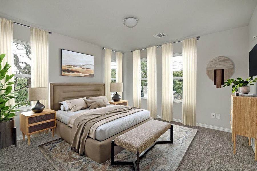 Furnished interior view inside a new home in , Fort Worth (Image 3).