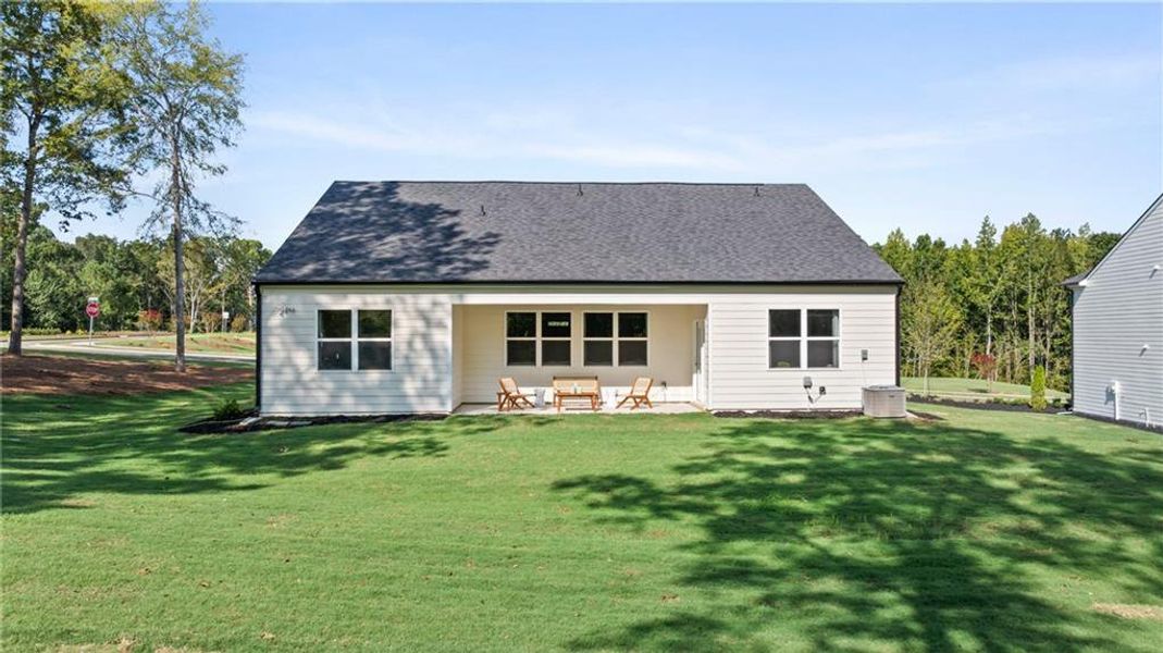 Exterior details and patio area of a home in , Buckhead (Image 21).