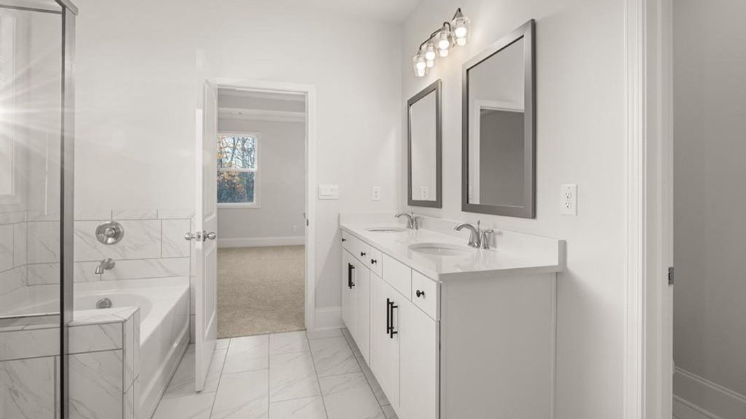 Furnished interior view inside a new home in Butner Estates, South Fulton (Image 9).