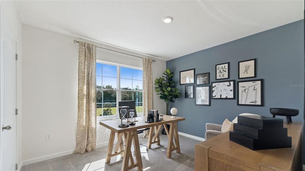 Furnished interior view inside a new home in Preston Cove, St. Cloud (Image 2).