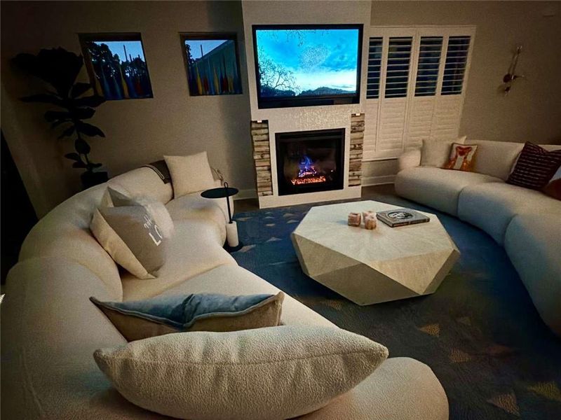 Furnished interior view inside a new home in , Hoschton (Image 24).