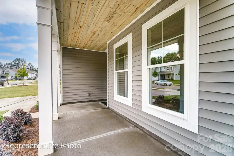 Exterior details and patio area of a home in , Troutman (Image 3).