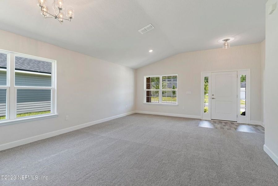 Representative unfurnished interior of a home built from the 1940 by Adams Homes in Ricker Estates, Jacksonville (Image 8). Representative unfurnished interior of a home built from the 1940 by Adams Homes in Ricker Estates, Jacksonville (Image 8).