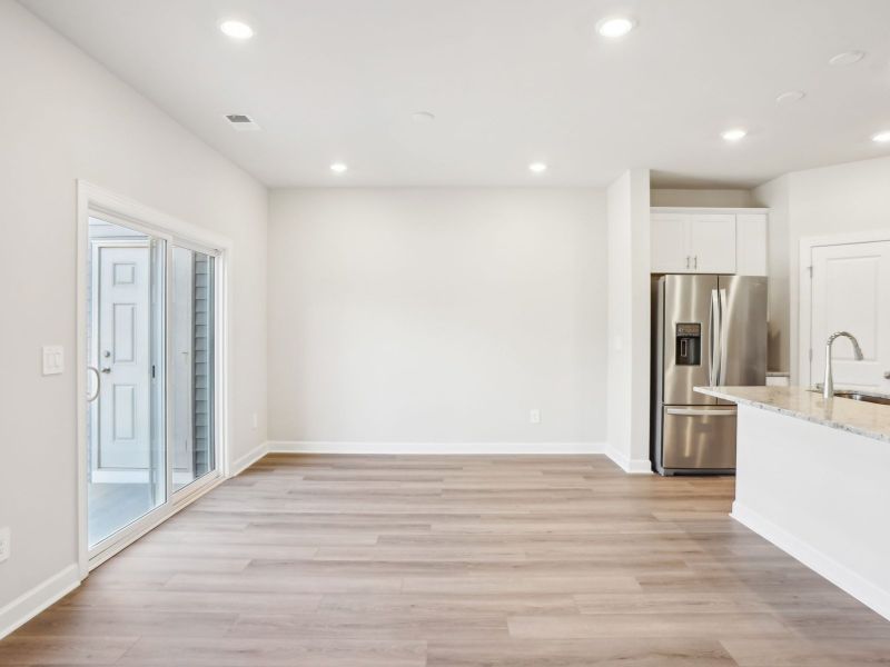 Host movie or game nights in the bright great room.