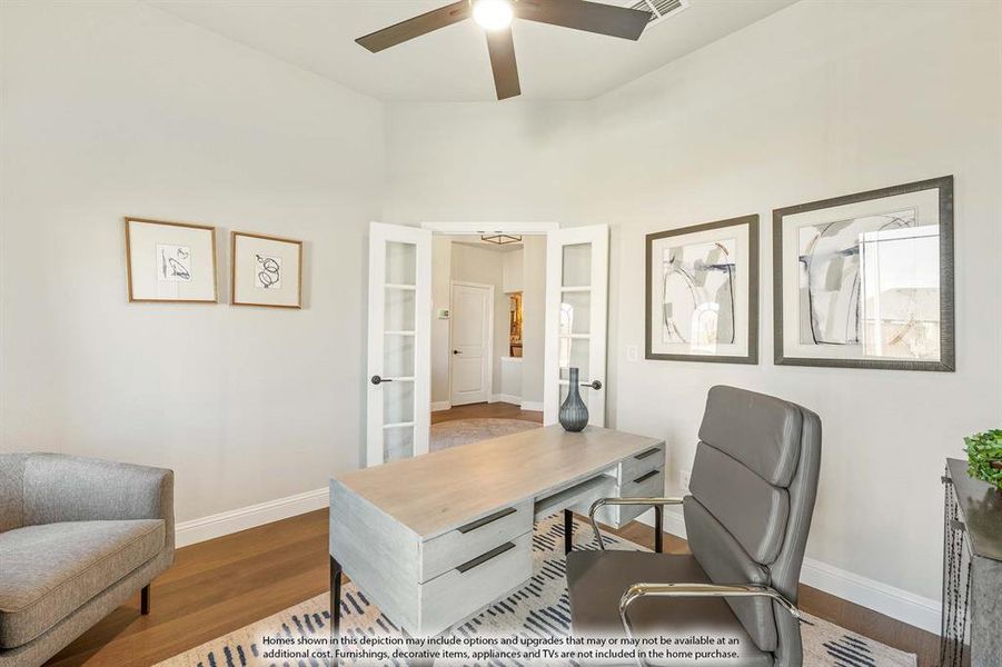 Furnished interior view inside a new home in Timberbrook 3B-4A, Justin (Image 8).