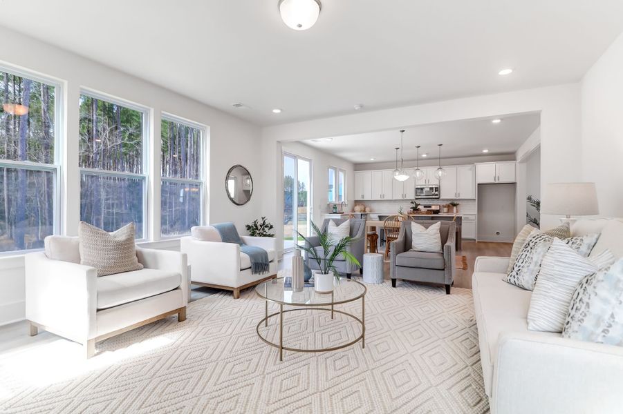 Representative furnished interior of a home built from the Calloway by True Homes in Whispering Hills, Locust (Image 10). Representative furnished interior of a home built from the Calloway by True Homes in Whispering Hills, Locust (Image 10).