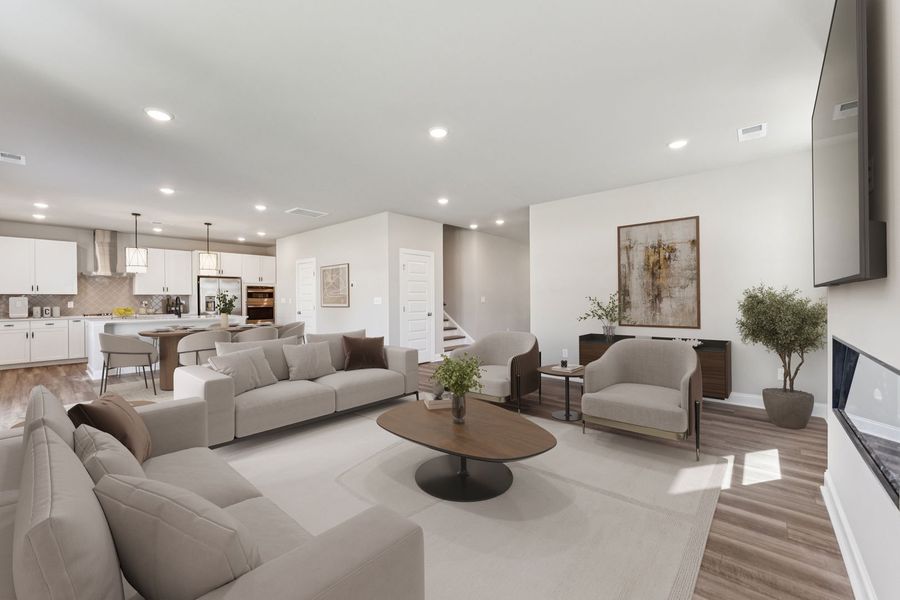 Representative furnished interior of a home built from the The Kershaw by Stanley Martin Homes in Williams Grove, Apex (Image 7).