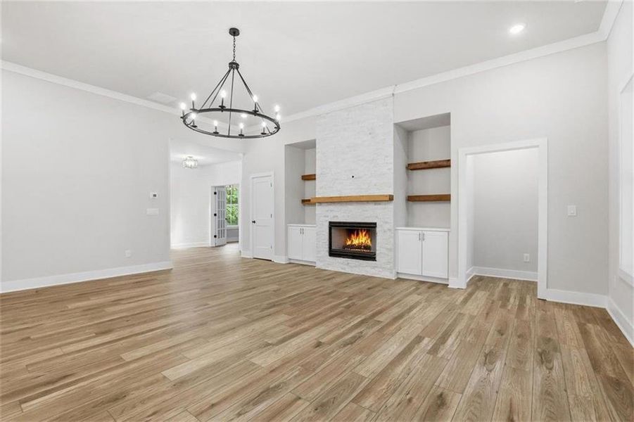 Spacious, unfurnished interior of a new home in , Clarkesville (Image 55).
