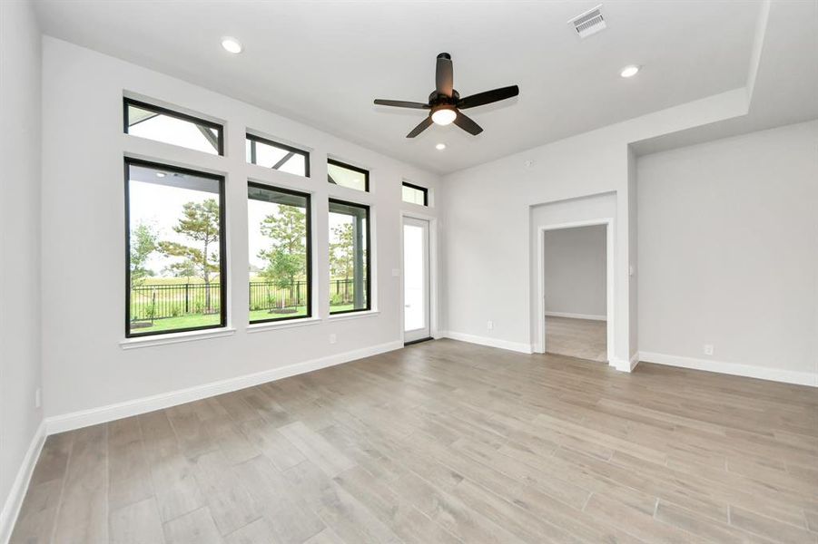 Spacious, unfurnished interior of a new home in Elyson: Elyson Duets, Katy (Image 38). Spacious, unfurnished interior of a new home in Elyson: Elyson Duets, Katy (Image 38).