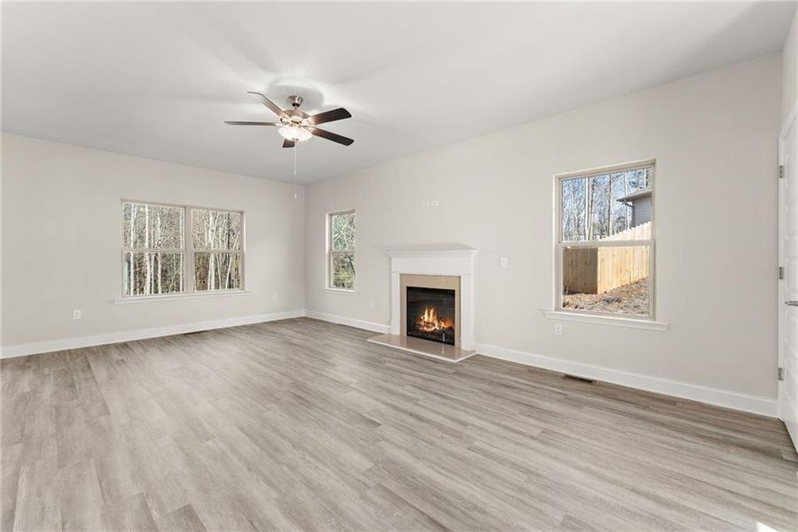 Spacious, unfurnished interior of a new home in Magnolia Villas, Cornelia (Image 38).