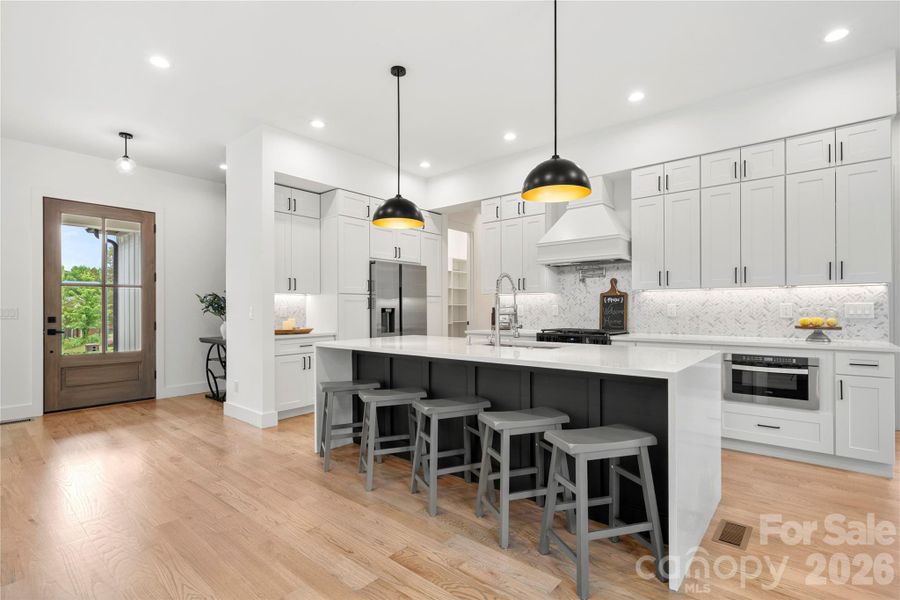 Furnished interior view inside a new home in , Monroe (Image 35).