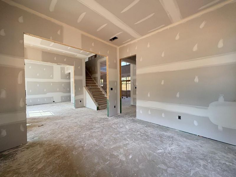 In-progress construction of a new home in , Cumming, GA (Image 5).