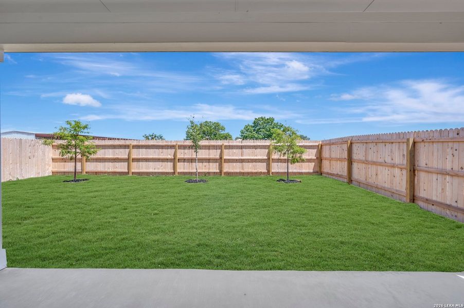 Exterior details and patio area of a home in Verano Farms, Von Ormy (Image 2). Exterior details and patio area of a home in Verano Farms, Von Ormy (Image 2).