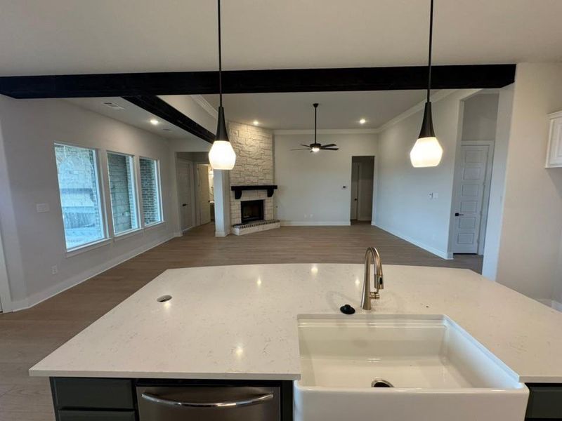 Close-up of interior finishes inside a home in Creekview Addition, Van Alstyne (Image 8).