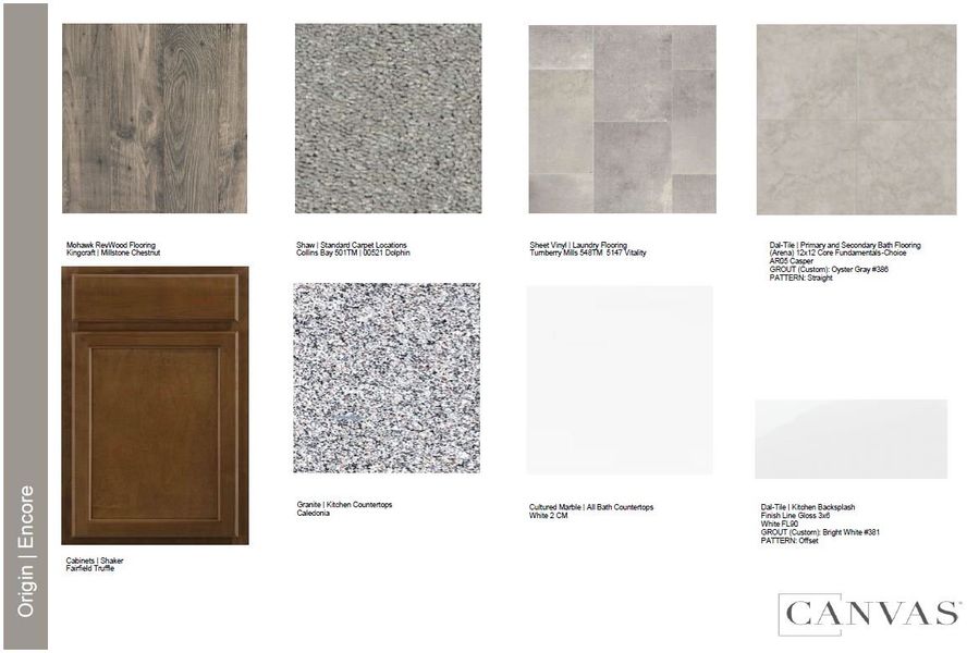 Sample of building materials used in homes in Rosewood Farm, Lawrenceville (Image 25).