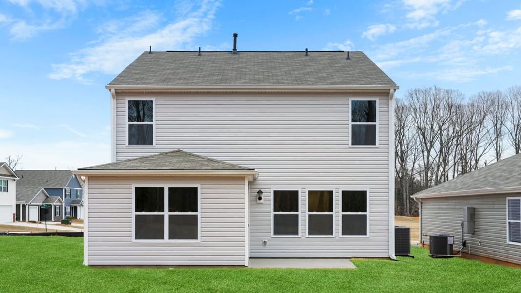 Exterior details and patio area of a home in Varner Station, Woodruff (Image 3).