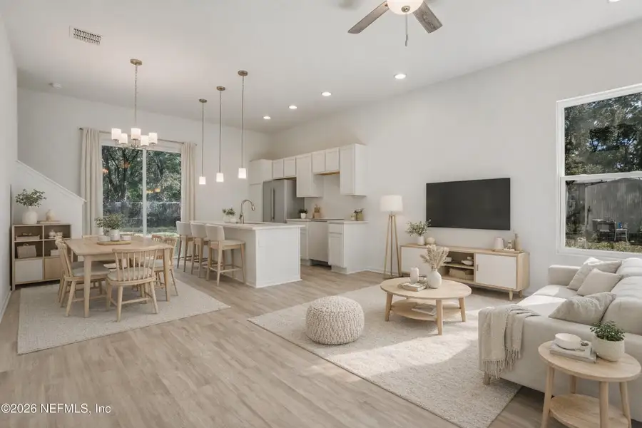 Furnished interior view inside a new home in , Jacksonville (Image 4).