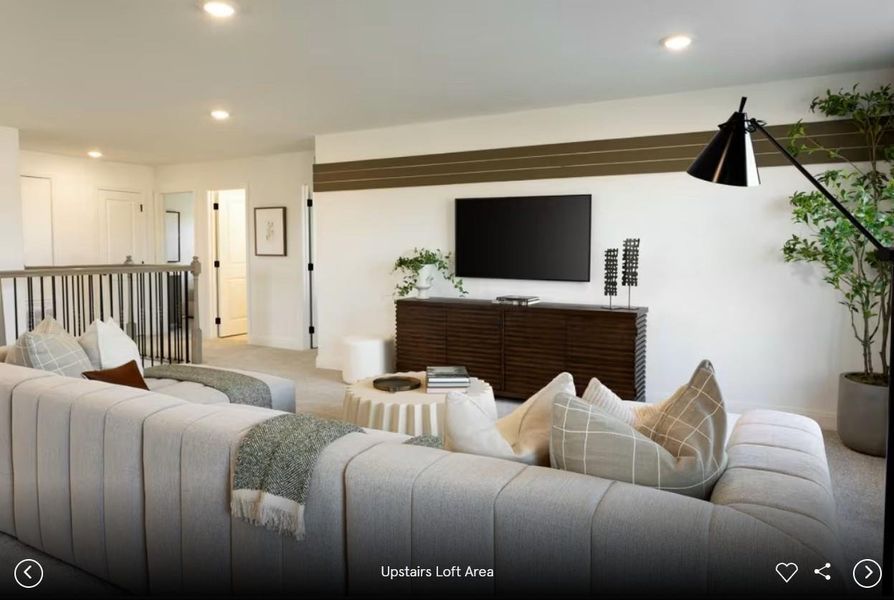 Furnished interior view inside a new home in Skyview, Belton (Image 10). Furnished interior view inside a new home in Skyview, Belton (Image 10).