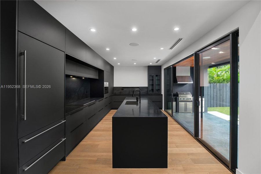 Furnished interior view inside a new home in , Miami (Image 8).